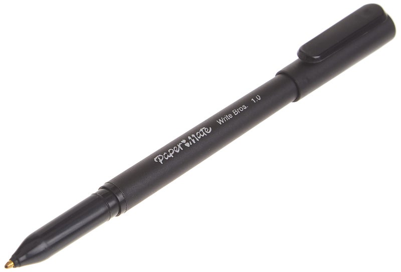 Paper Mate Ballpoint Pens Write Bros. Black Ink Pens Medium Point (1.0mm) 60 Count - Image 3